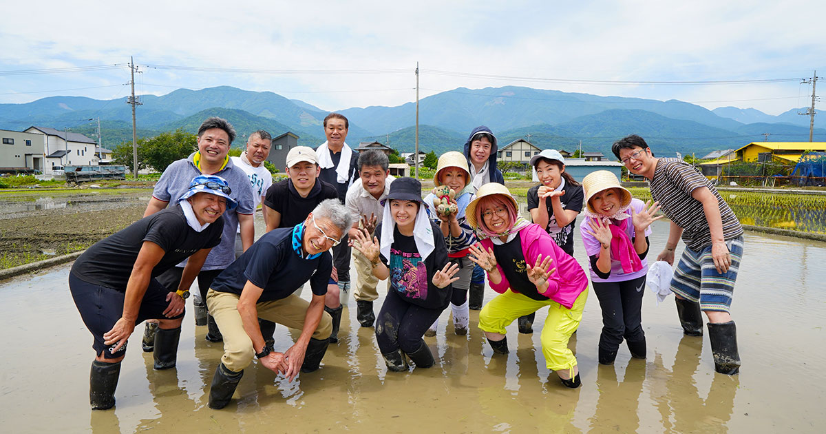 田植えからはじまるカクフェス準備